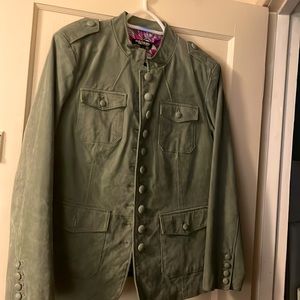 Twiggy brand suede women’s jacket, size L